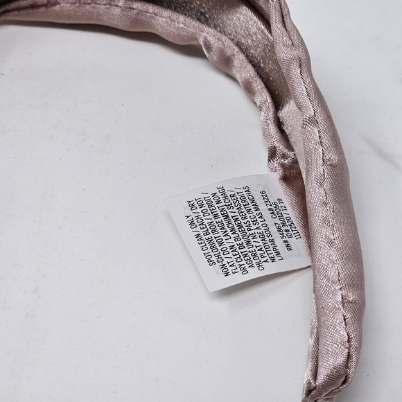 PINK Victoria’s Secret Headband ✦ Mauve Satin Fabric ✦ Knotted Top NWT - Picture 4 of 8